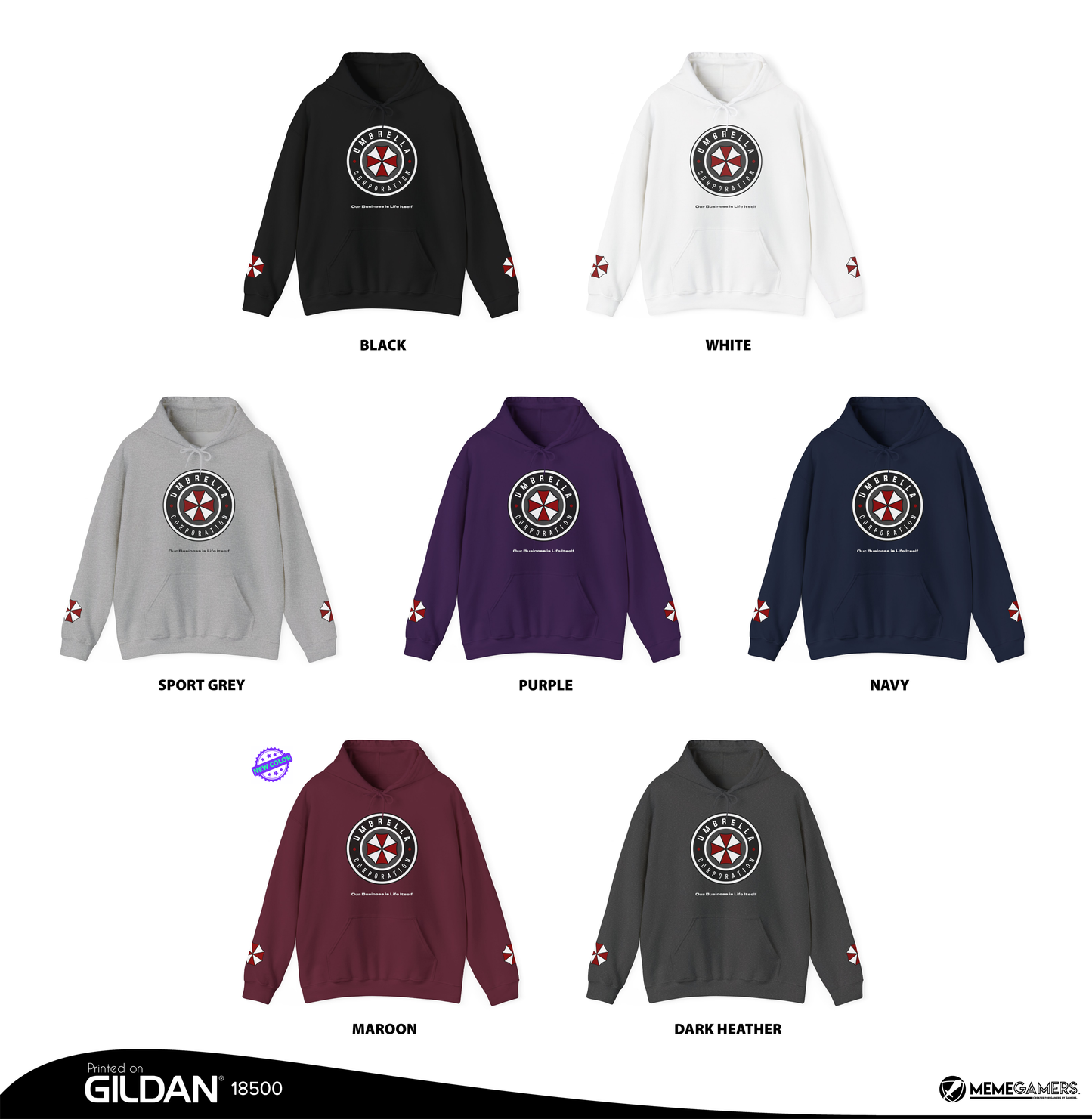 Resident Evil - Umbrella Corporation - Gildan Unisex Hoodie