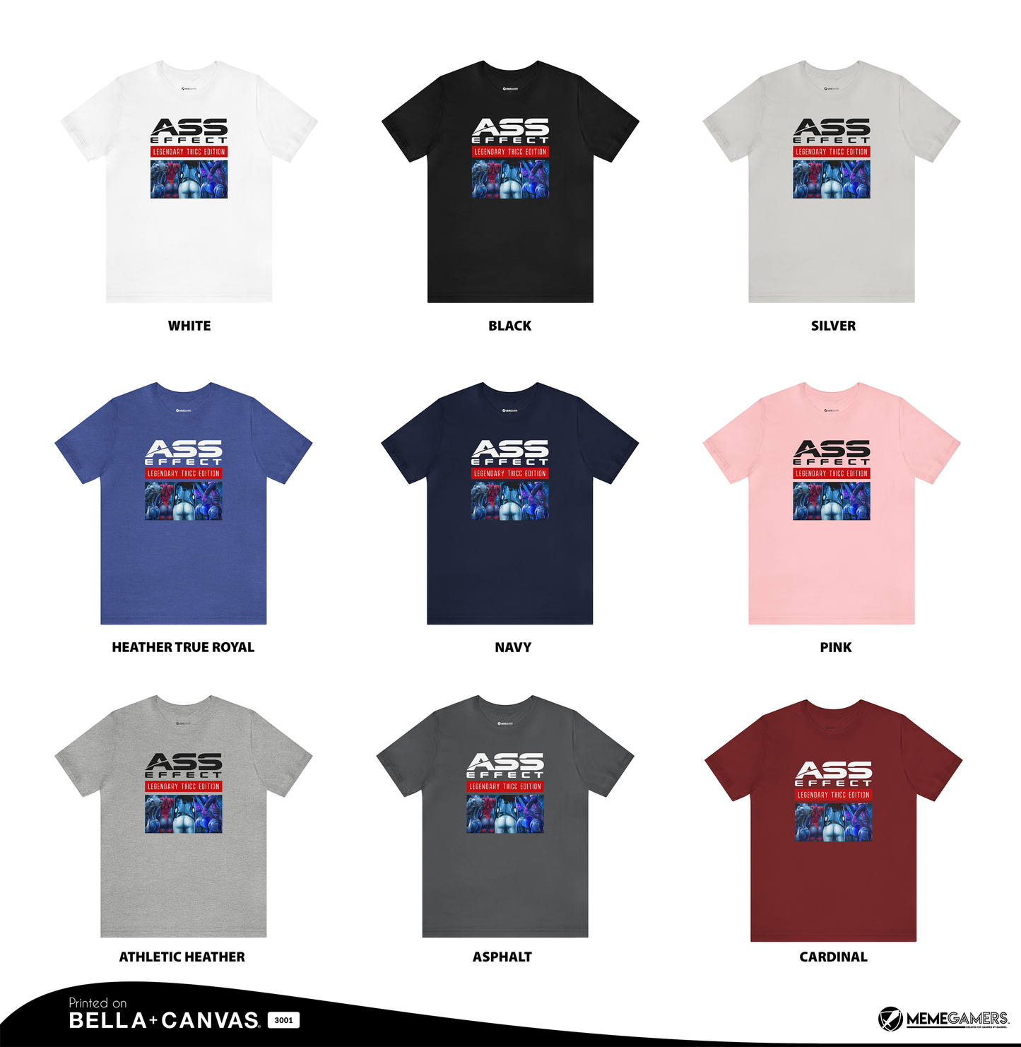 MASS EFFECT - ASS EFFECT LEGENDARY THICC EDITION UNISEX TEE