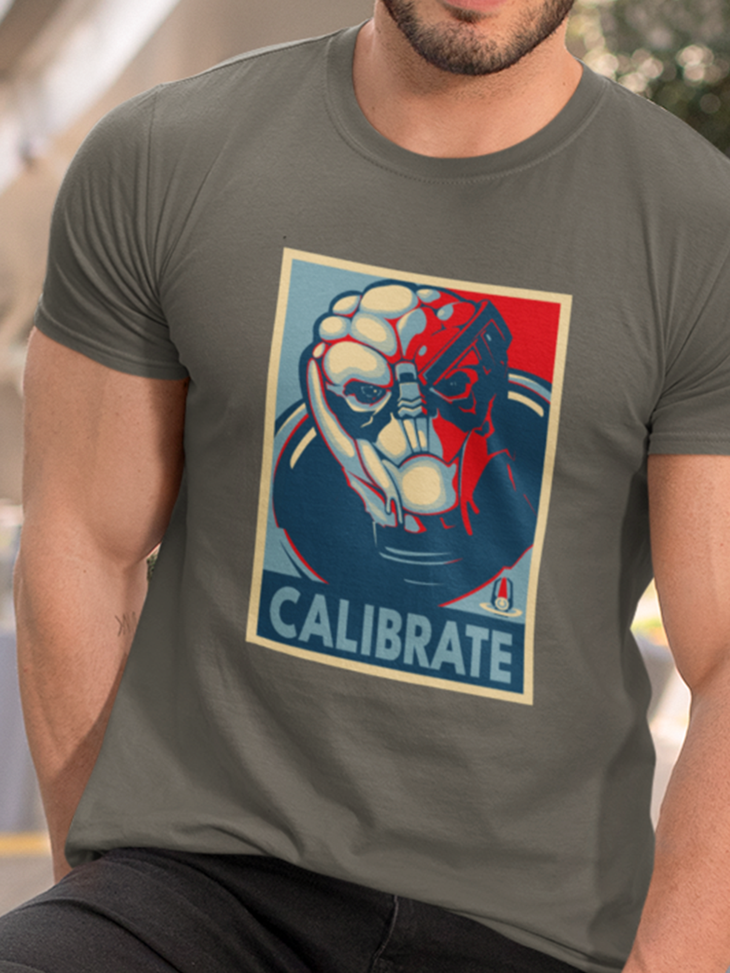 MASS EFFECT - GARRUS VAKARIAN - CALIBRATE  UNISEX TEE