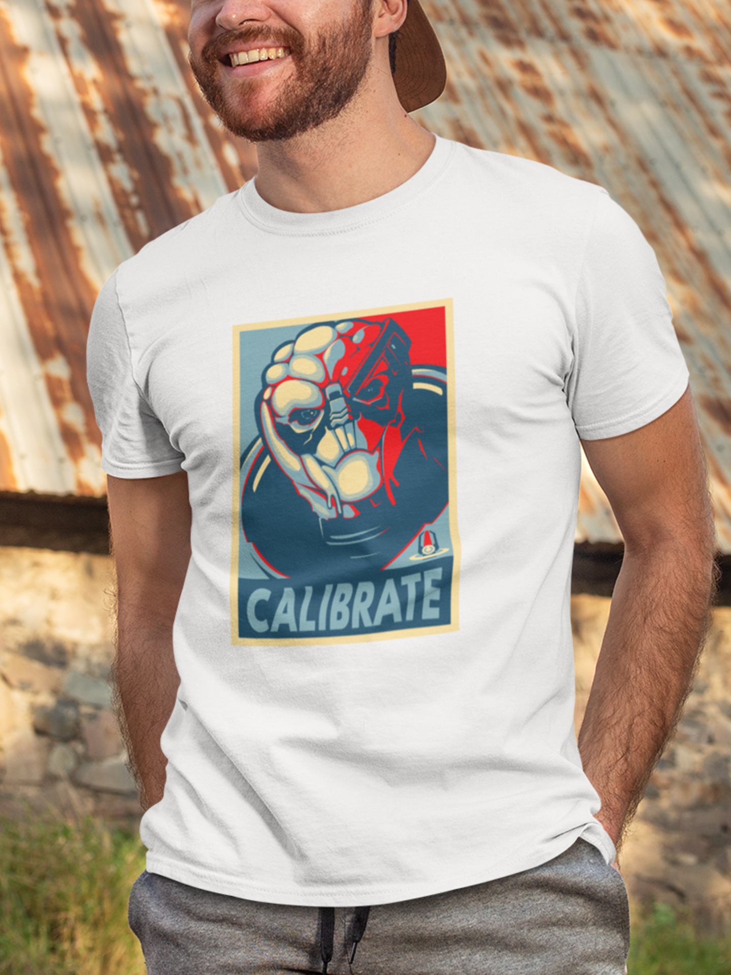 MASS EFFECT - GARRUS VAKARIAN - CALIBRATE  UNISEX TEE