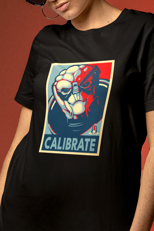 MASS EFFECT - GARRUS VAKARIAN - CALIBRATE  UNISEX TEE