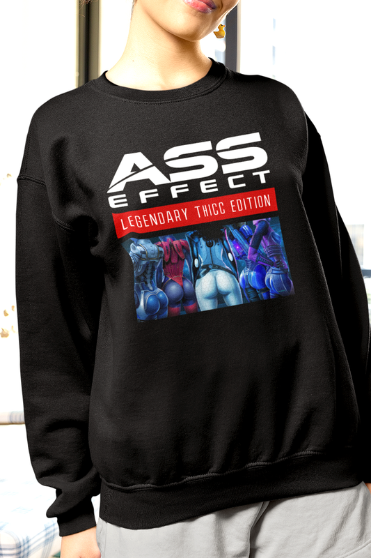 Ass Effect - Thicc Edition Sweatshirt, Unisex Gildan Pullover