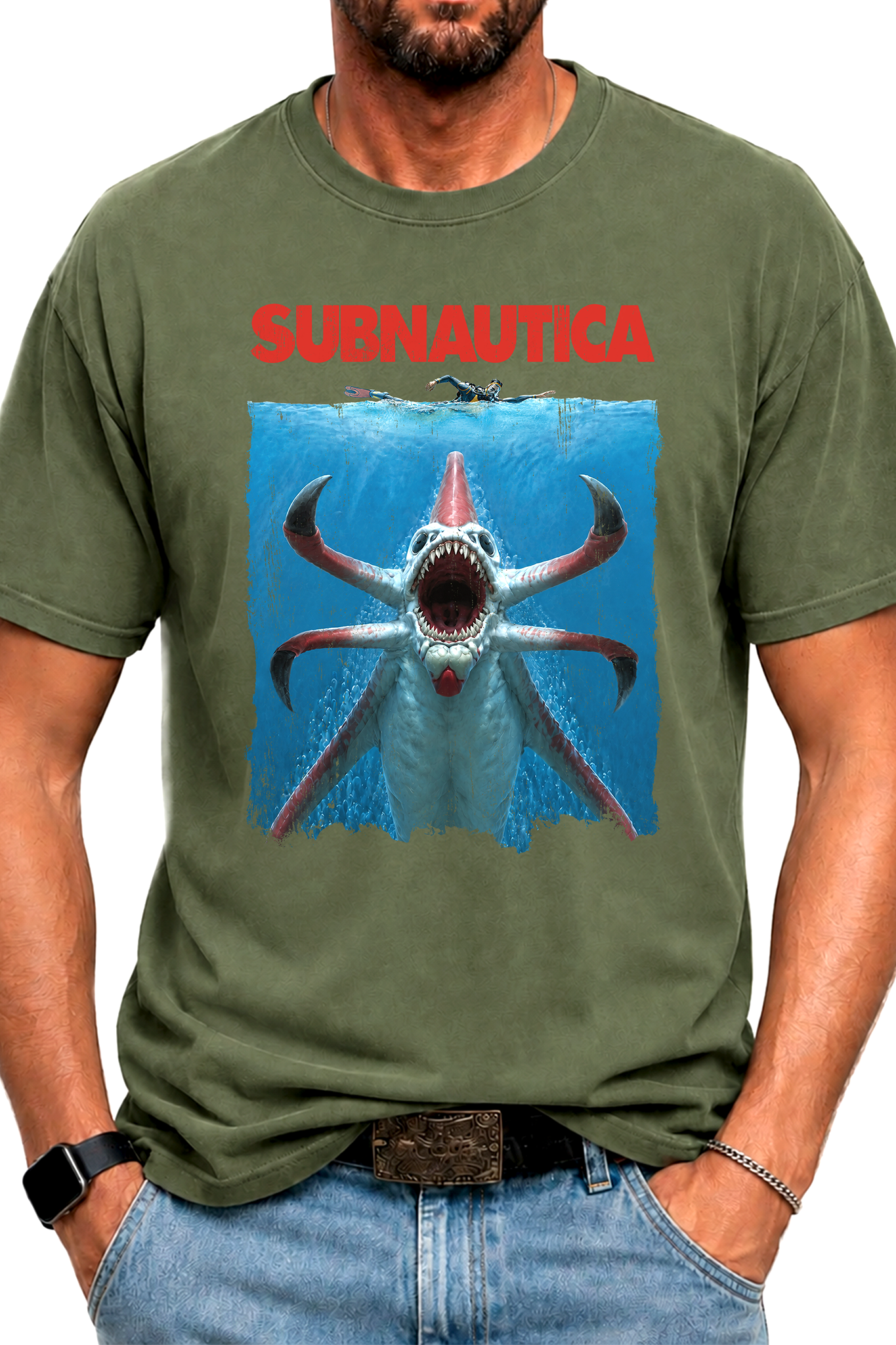 Subnautica Shirt, Comfort Colors Unisex T-Shirt