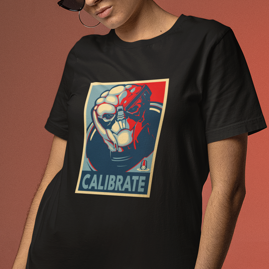 MASS EFFECT - GARRUS VAKARIAN - CALIBRATE  UNISEX TEE