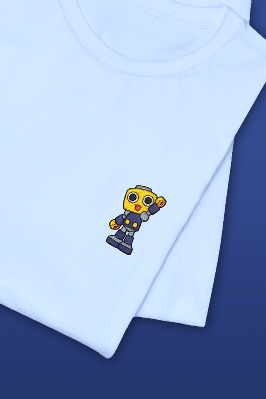 Servbot Embroidered Shirt, Tron Bonne Unisex Tshirt, Mega Man Legends Tee